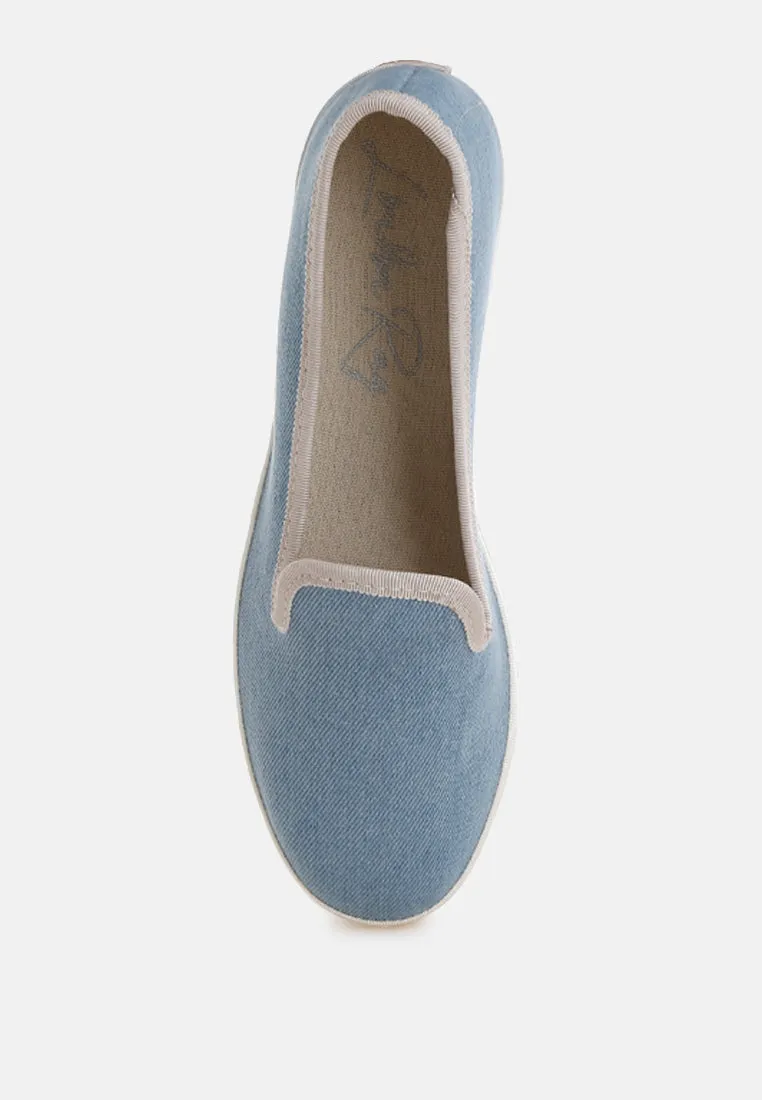 Denim Slip On Sneakers By RUW