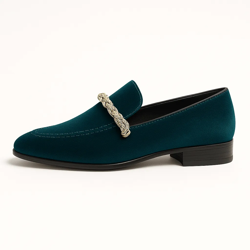 Domoir | Suede Ribbon Loafers