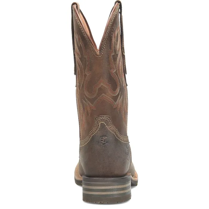 Double H Men's Cascade 11" Wide Square Toe Roper Western Work Boot -Brown- DH4160