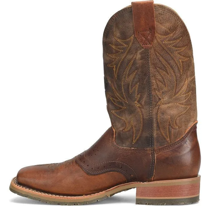 Double H Men's Feller 11" Square Toe Western Work Boot -Brown- DH4653
