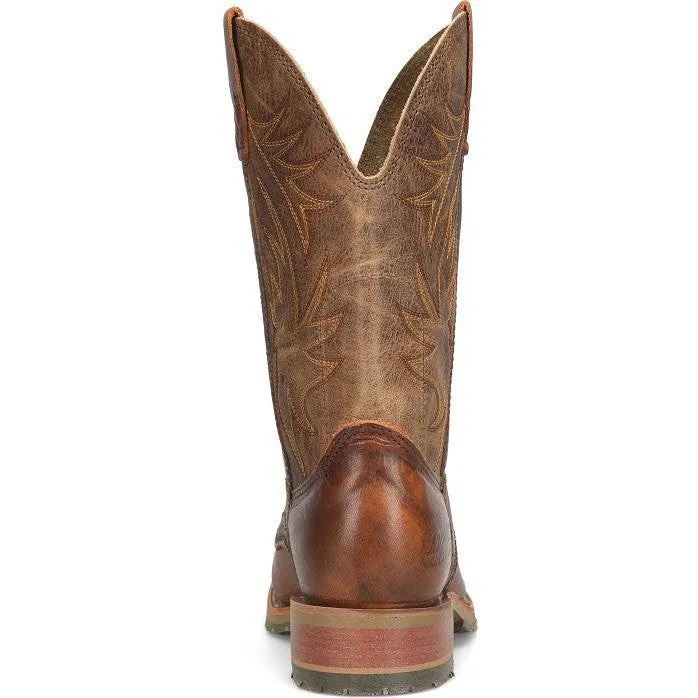 Double H Men's Feller 11" Square Toe Western Work Boot -Brown- DH4653