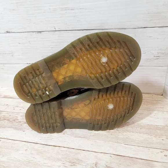 Dr. Martens Kids New floral canvas boots
