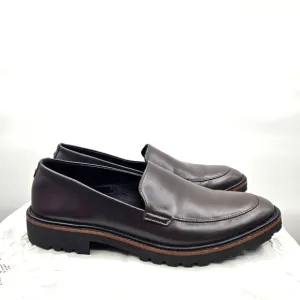 Ecco Incise Tailored Loafer Shale Brown Size 7 EUC