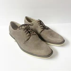 Ecco Tan Suede Lace Up Oxford Loafers Euro 44 (Size 11)