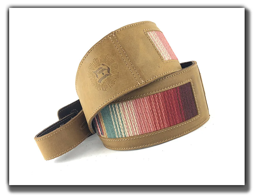 El Camino - Tobacco / Baja Leather Guitar Strap