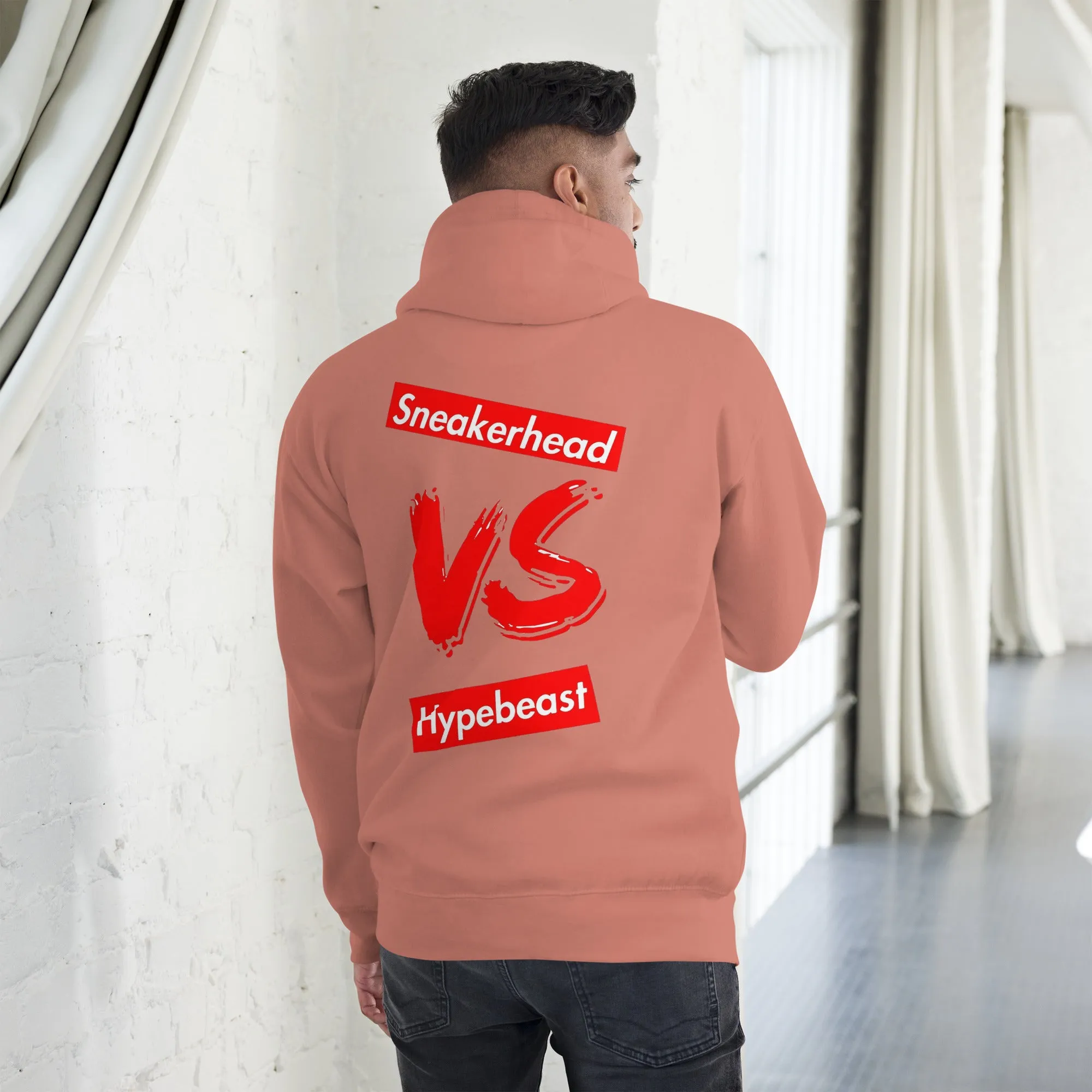 Exclusive "Sneakerhead vs Hypebeast" LE Hoodie (Unisex)