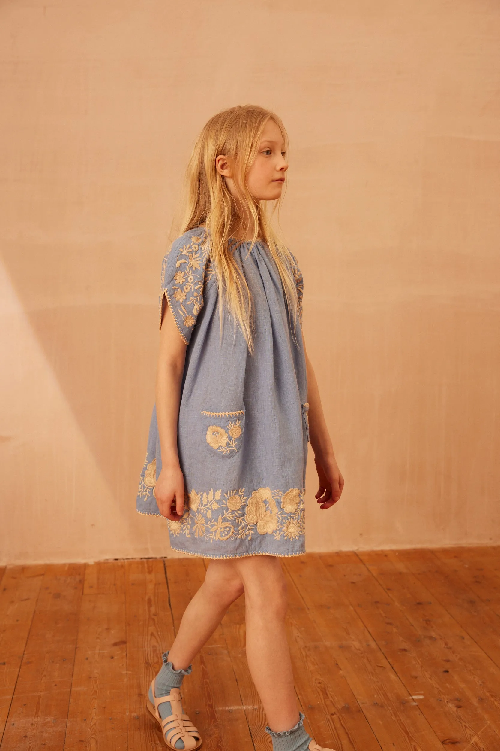 Fay Dress, Cornflower