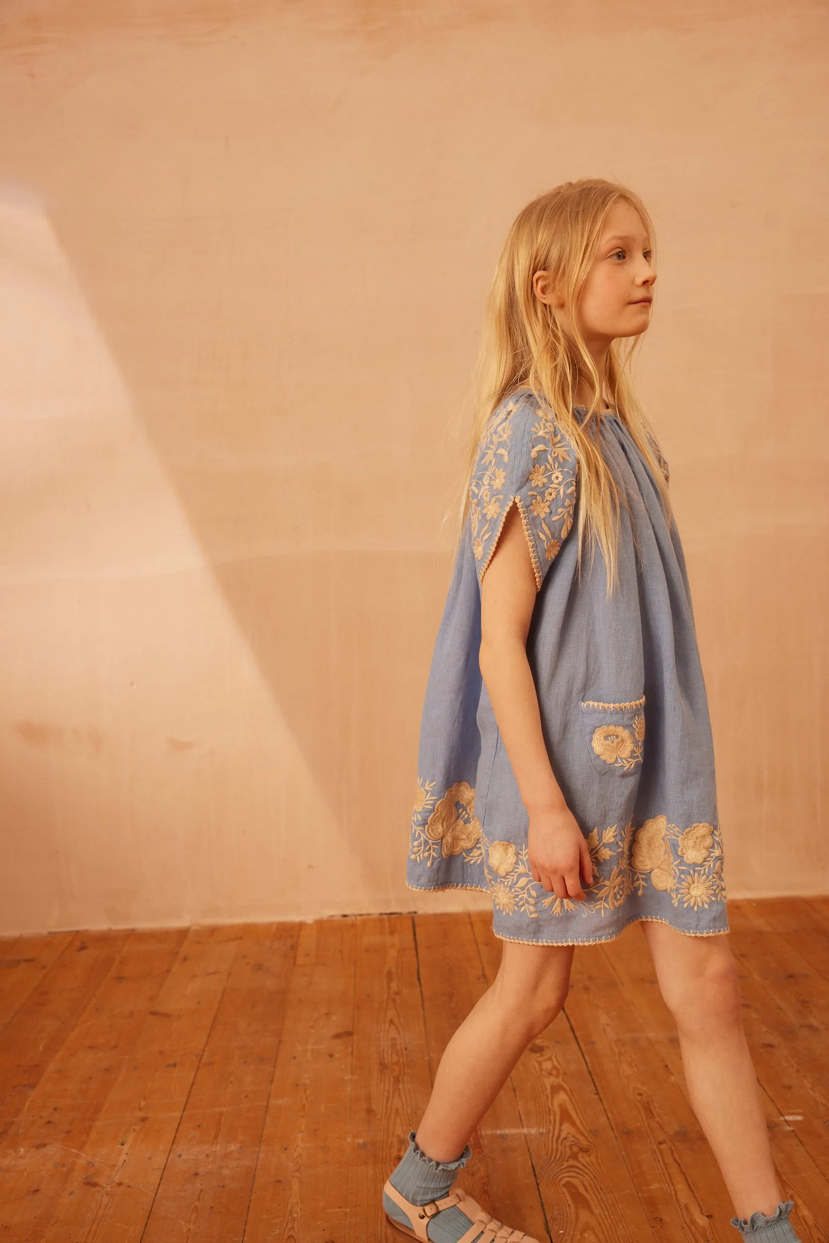 Fay Dress - Cornflower