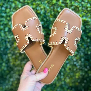Finity Sandals - Tan