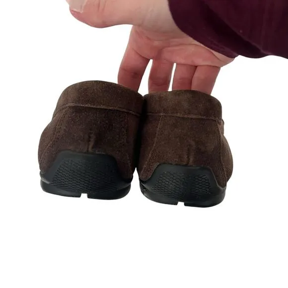 FootJoy Brown Suede Club Casuals Buckle Loafers Sz 11.5