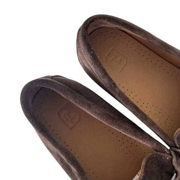FootJoy Brown Suede Club Casuals Buckle Loafers Sz 11.5