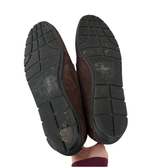 FootJoy Brown Suede Club Casuals Buckle Loafers Sz 11.5