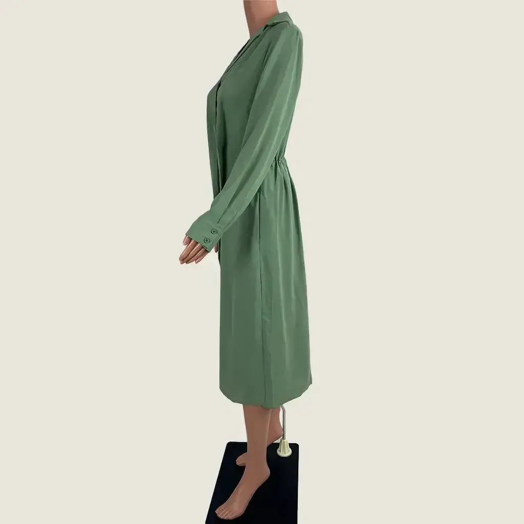 Forcast Elaine Twisted Tie Front Dress 8