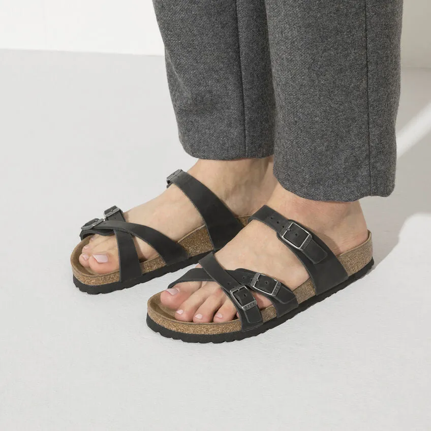 Franca | Oiled Leather | Black