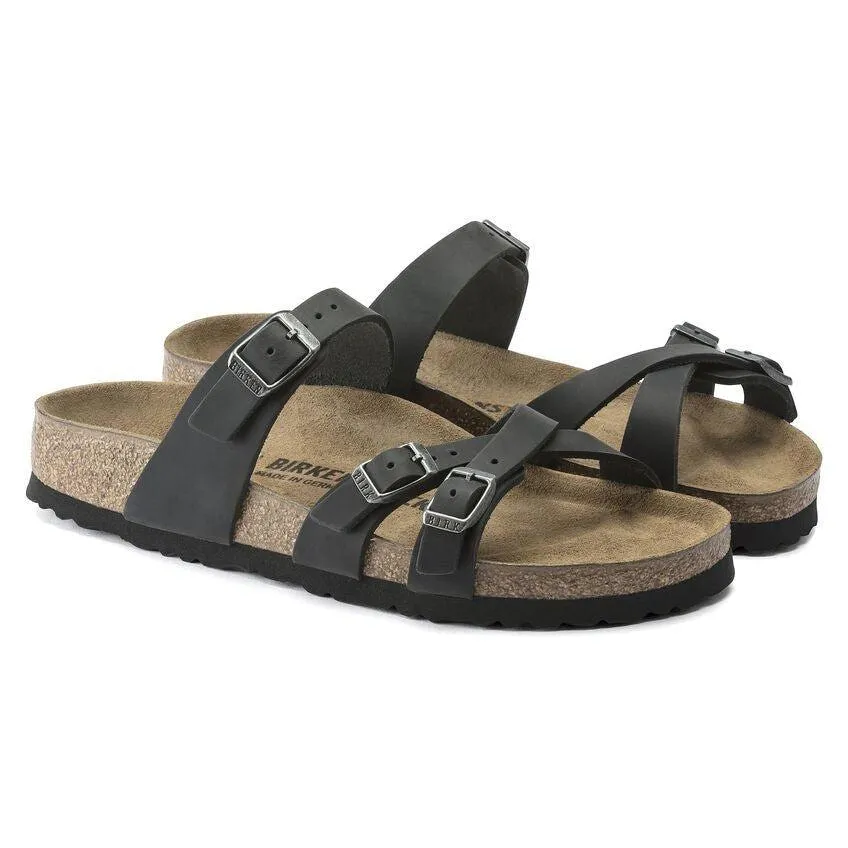Franca | Oiled Leather | Black