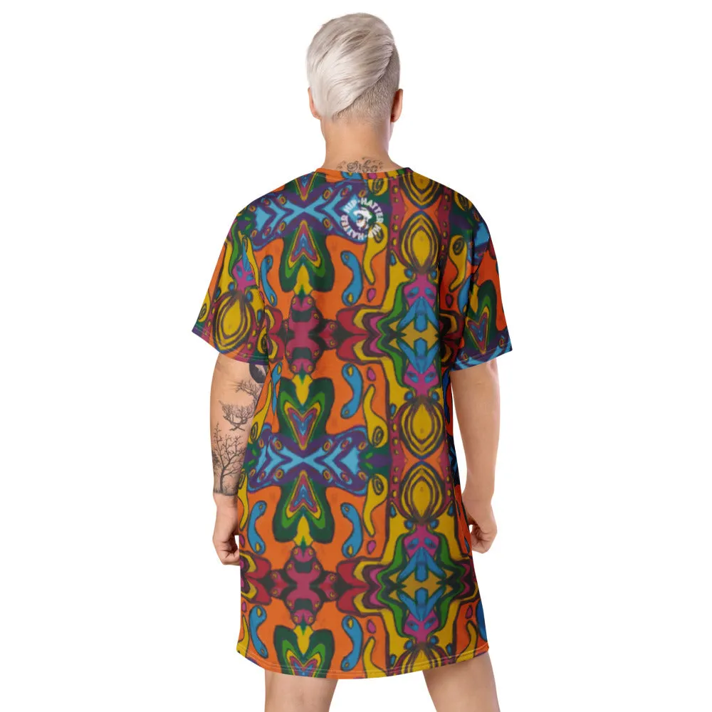 Funky Artist T-shirt dress