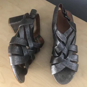 Gentle Souls Carmelle Leather Strappy Sandals