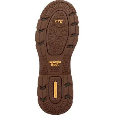 Georgia Men's Athens Superlyte 5" Alloy Toe Waterproof Wallabee Boot- Brown- GB00647