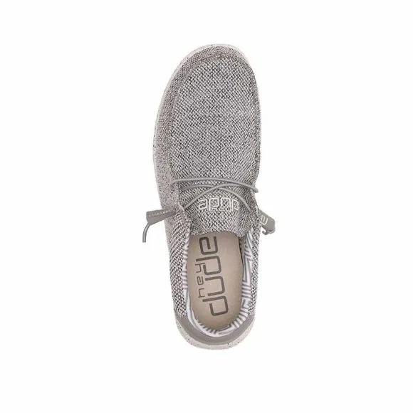 HEY DUDE MEN'S WALLY SOX ASH SIZE 12 | MEN’S SHOES | MEN'S LACE UP LOAFERS