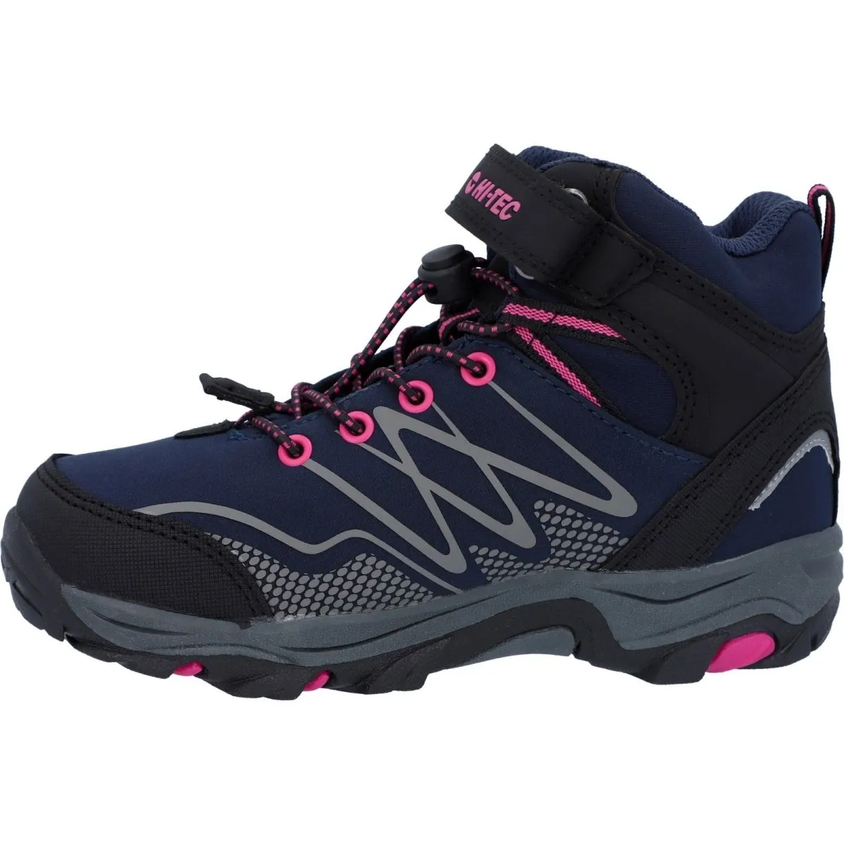 Hi-Tec Blackout Mid-Cut Kids Vegan-Friendly Waterproof Boots