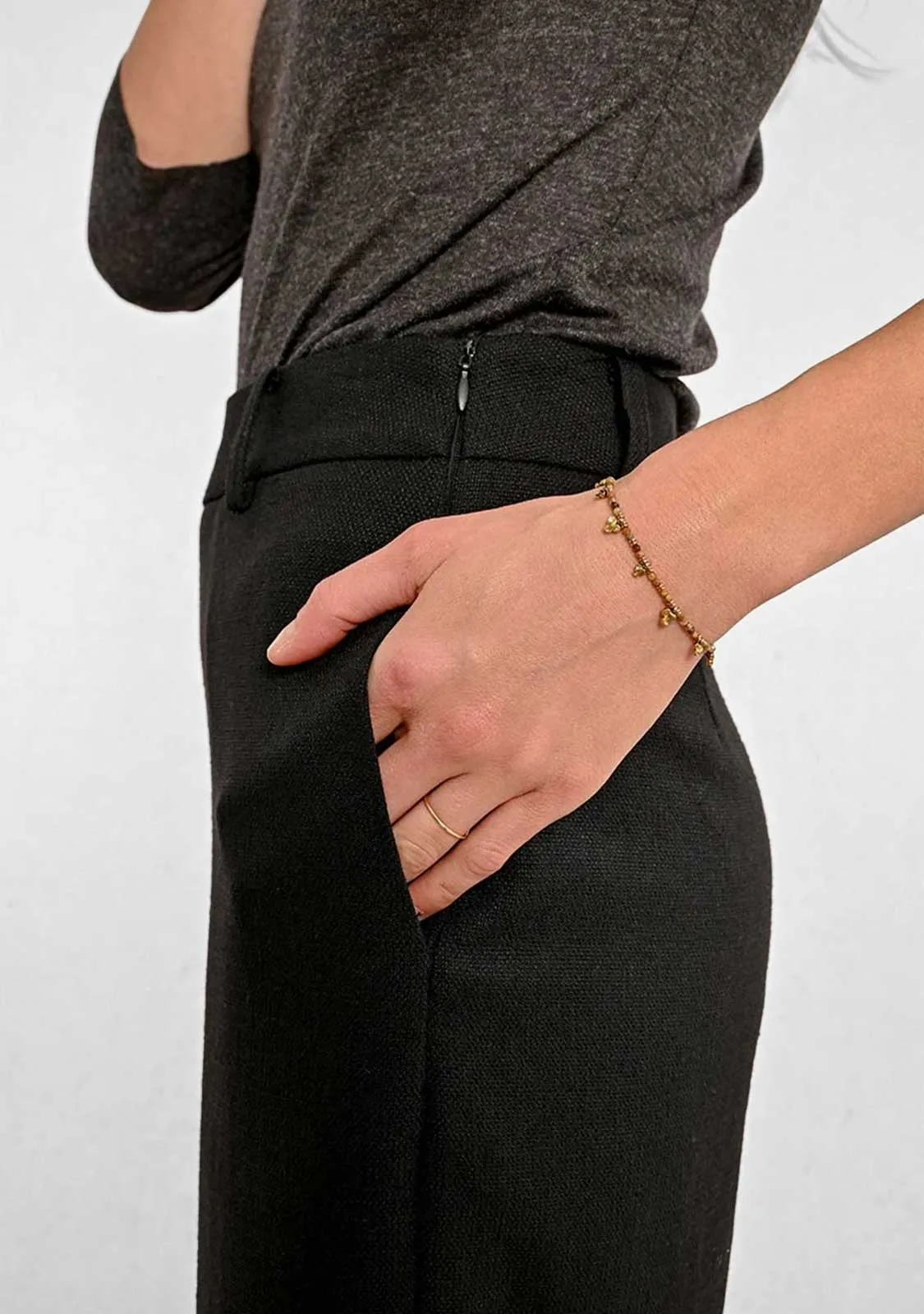 High Rise Wide Leg Pants