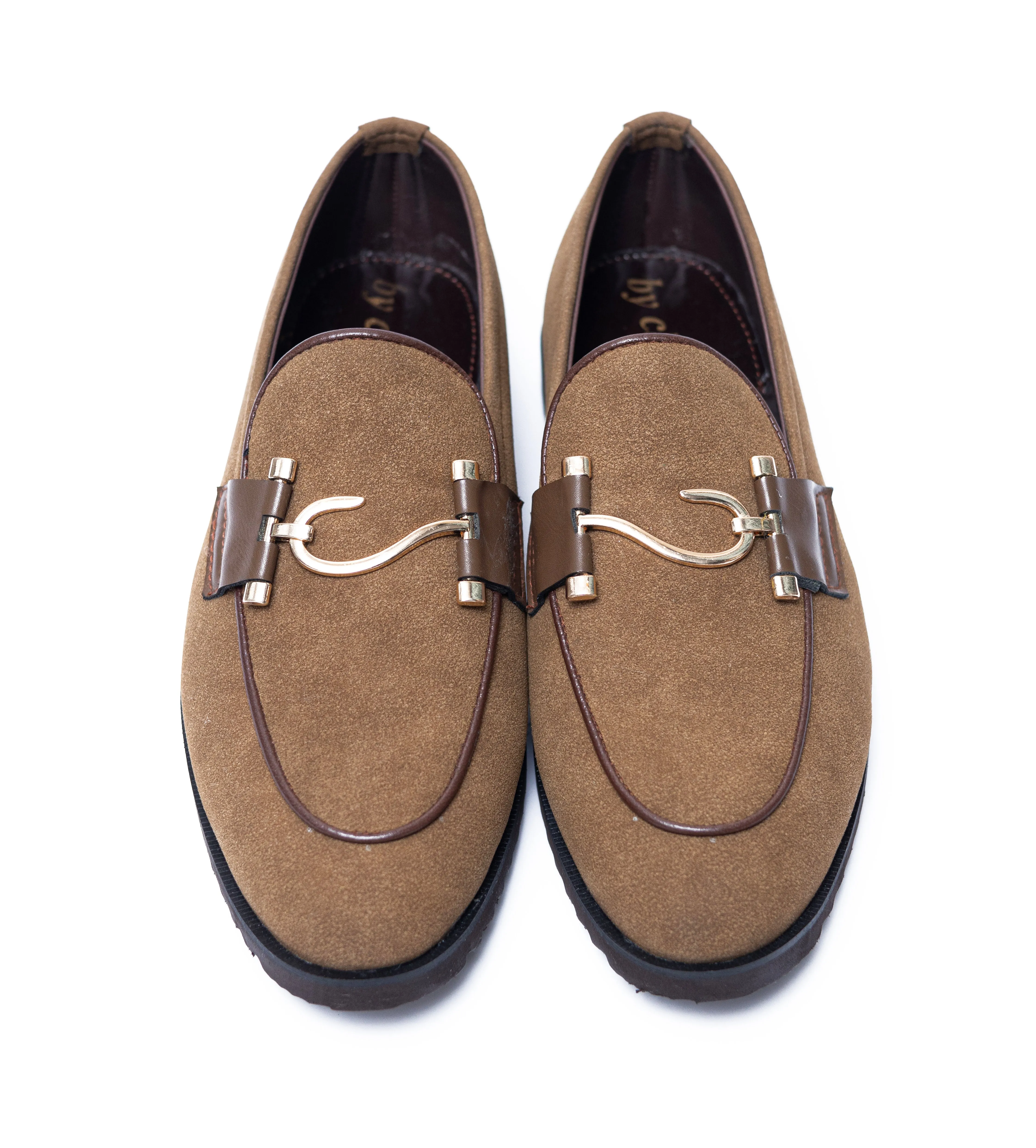 High Sole S Tan Suede Formal