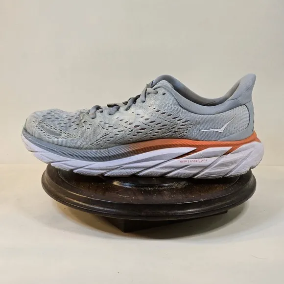 Hoka One One Clifton 8 Womens Size 9.5 Running Shoes Athletic Sneakers 1119394