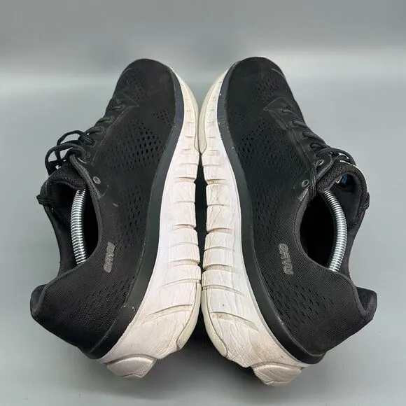 HOKA ONE ONE M Cavu Men's 12.5 Black Athletic Running Sneakers Lace-Up Low Top