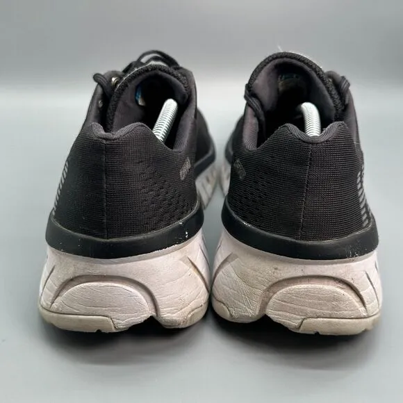 HOKA ONE ONE M Cavu Men's 12.5 Black Athletic Running Sneakers Lace-Up Low Top