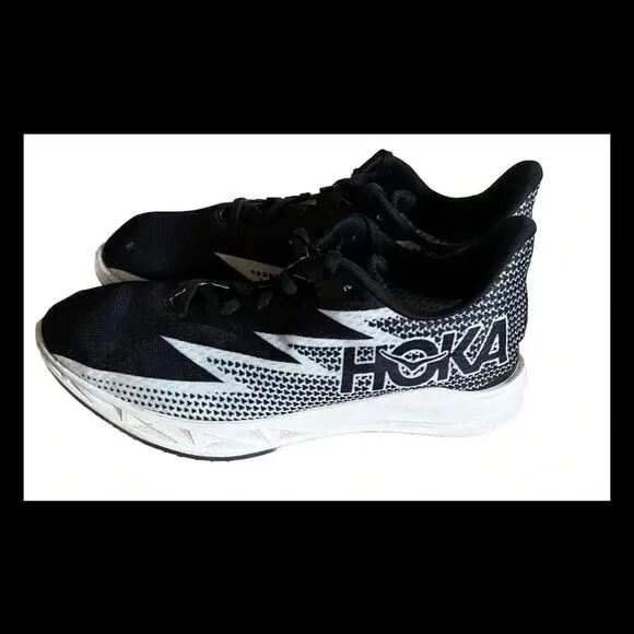 Hoka One One Crescendo MD‎ Black White Women’s Size 9 Men’s 7.5