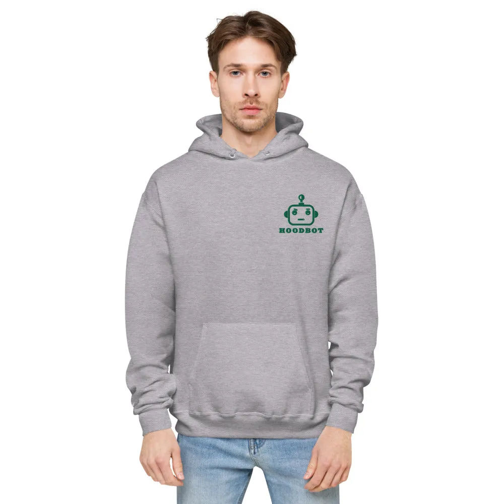 HOODBOT Green Fleece Hoodie (Unisex)
