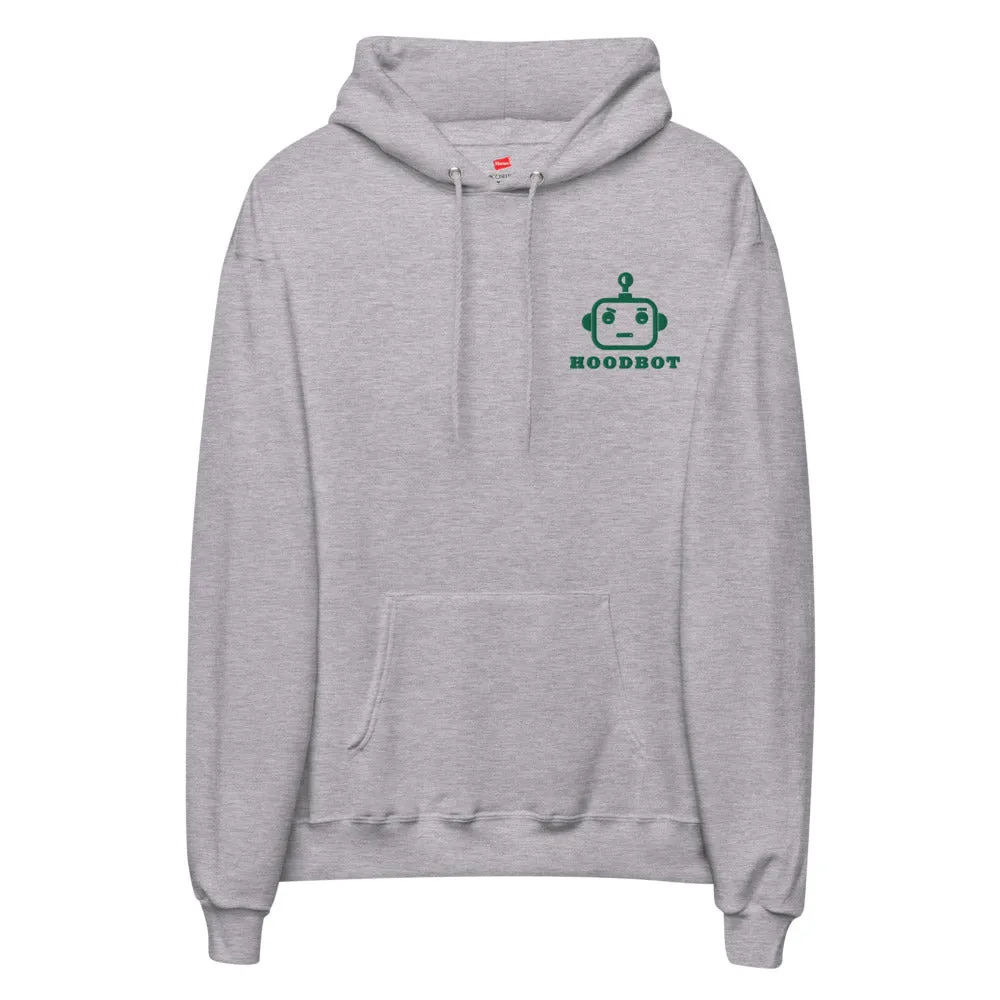 HOODBOT Green Fleece Hoodie (Unisex)
