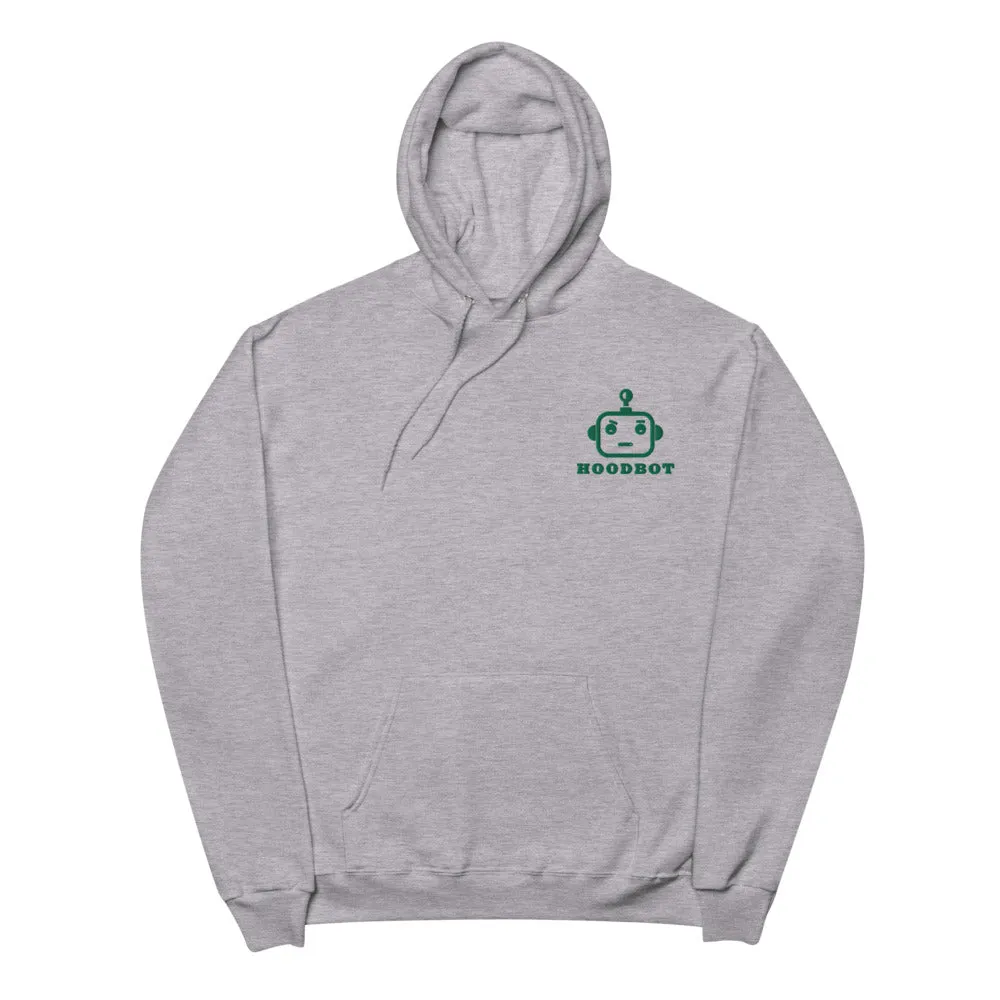HOODBOT Green Fleece Hoodie (Unisex)