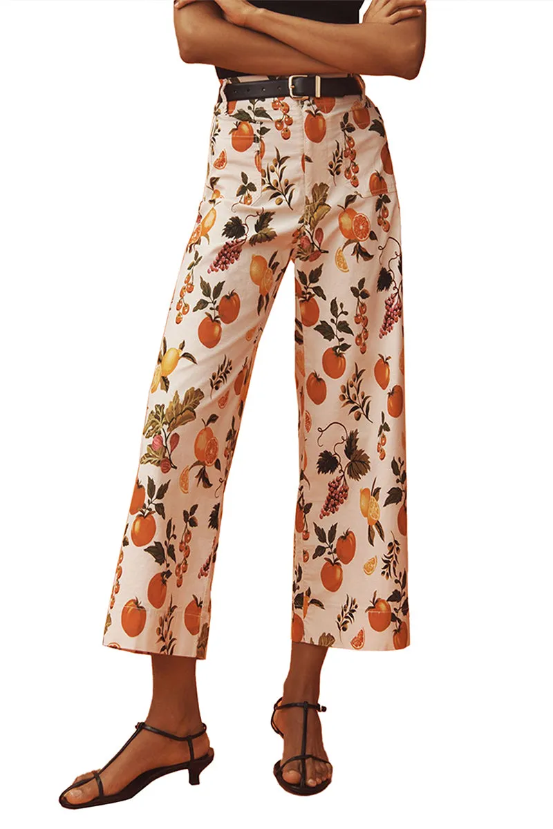 HPT1269 Citrus Grove Straight-Leg Pants
