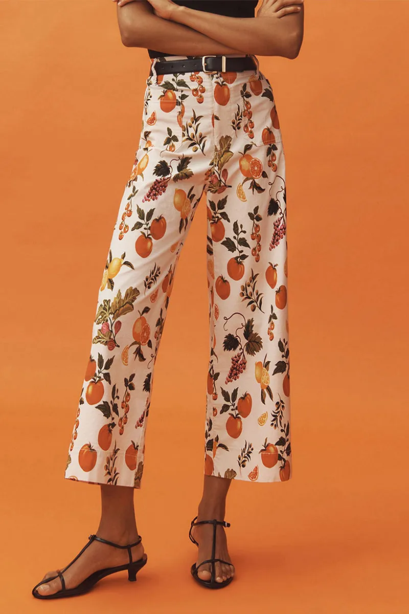 HPT1269 Citrus Grove Straight-Leg Pants