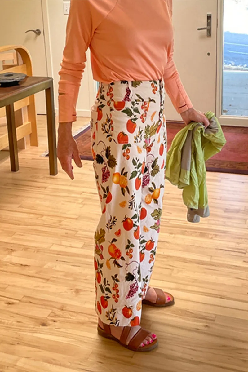 HPT1269 Citrus Grove Straight-Leg Pants