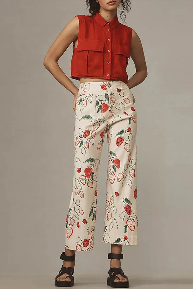 HPT1269 Citrus Grove Straight-Leg Pants