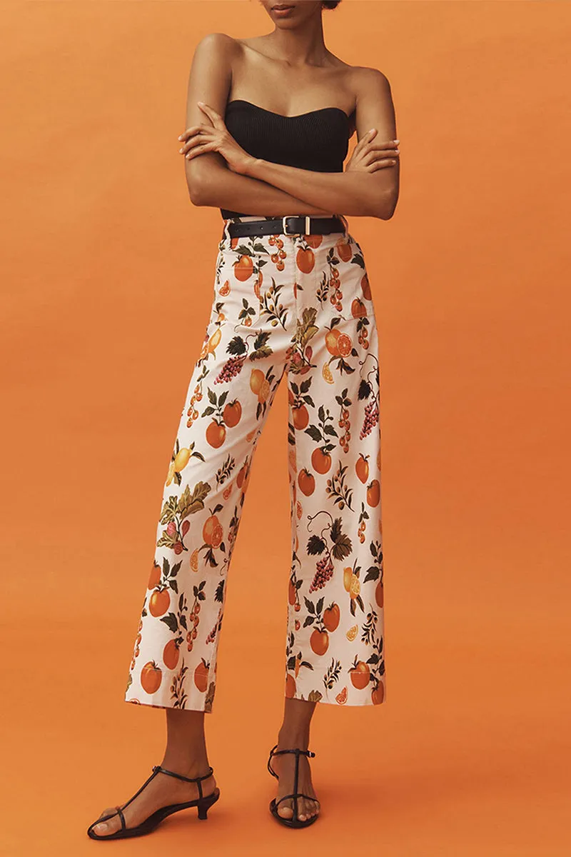 HPT1269 Citrus Grove Straight-Leg Pants