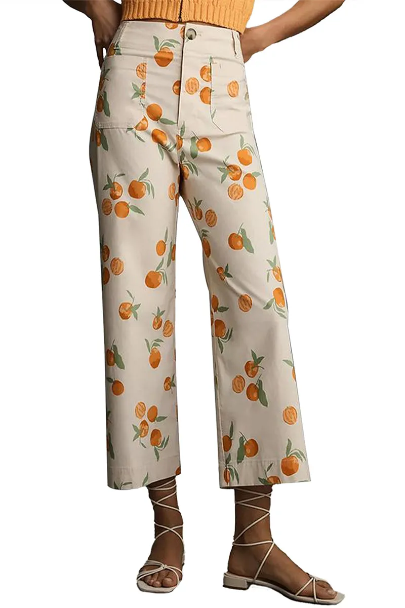 HPT1269 Citrus Grove Straight-Leg Pants