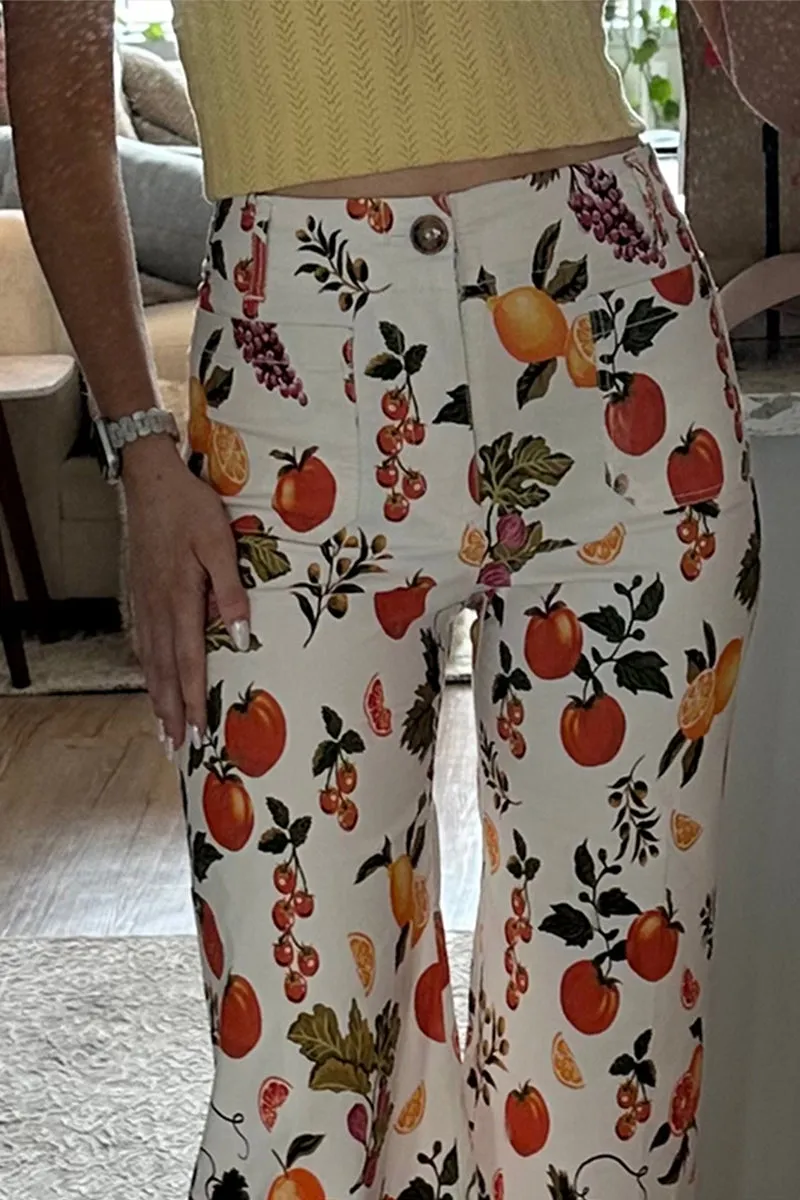 HPT1269 Citrus Grove Straight-Leg Pants