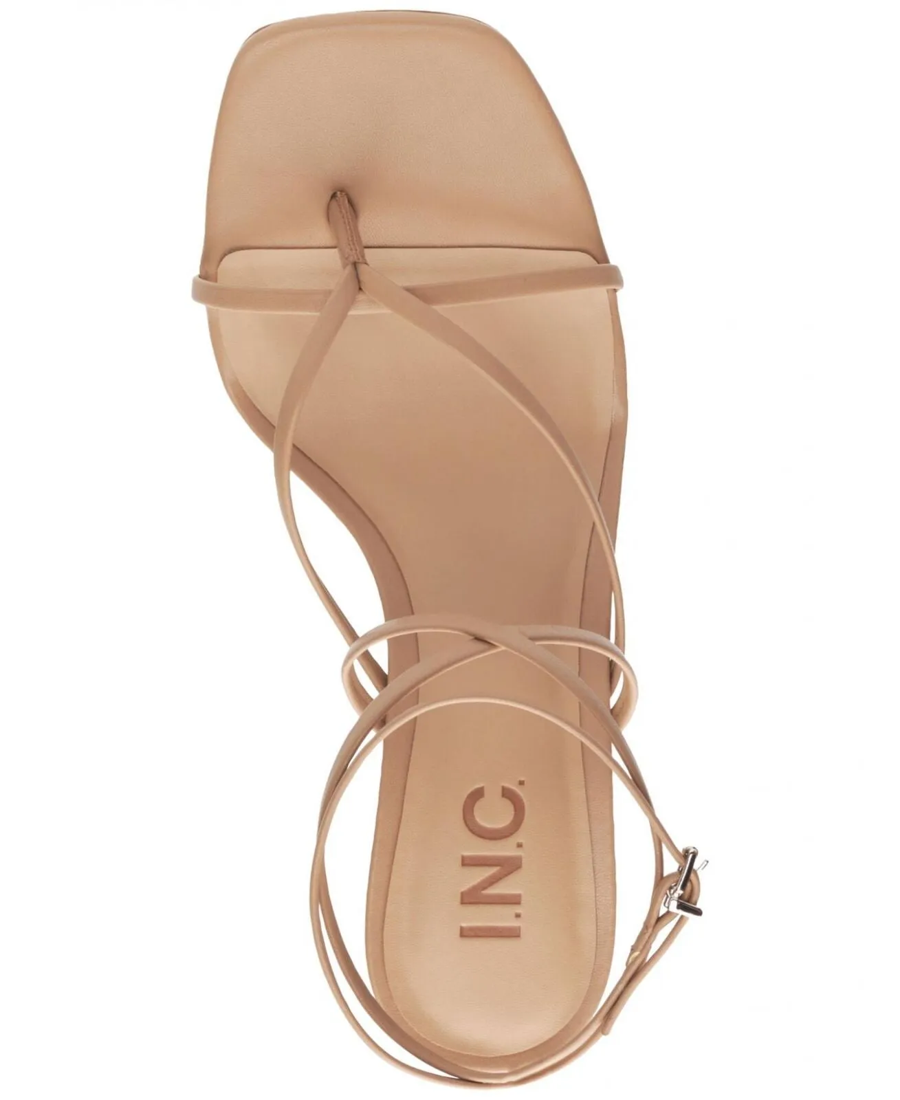 Inc International Concepts Lilliana Ball Heel Sandals Dark Almond Brown 8.5M