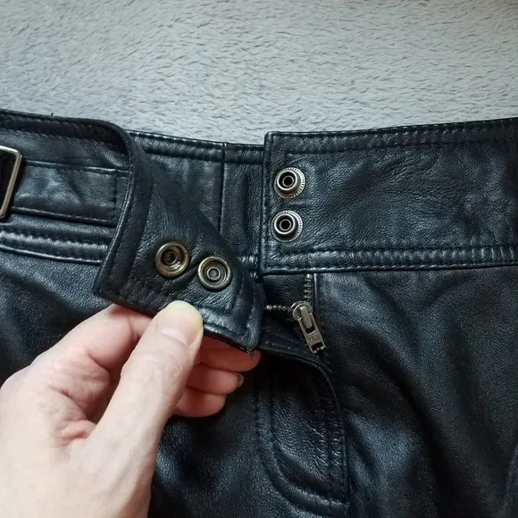 INC Leather Mini Skirt
