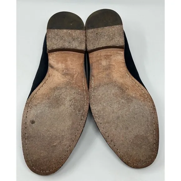 Johnston &amp; Murphy Navy Suede Loafers Men’s 13M Sheepskin