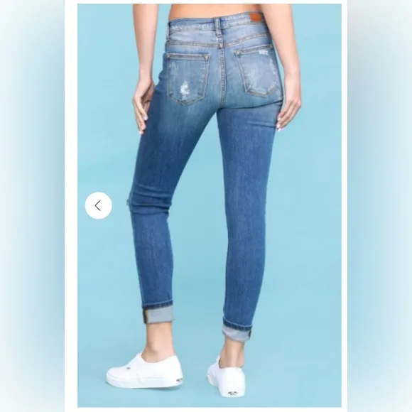 Judy Blue Leopard Patch Skinny Jeans