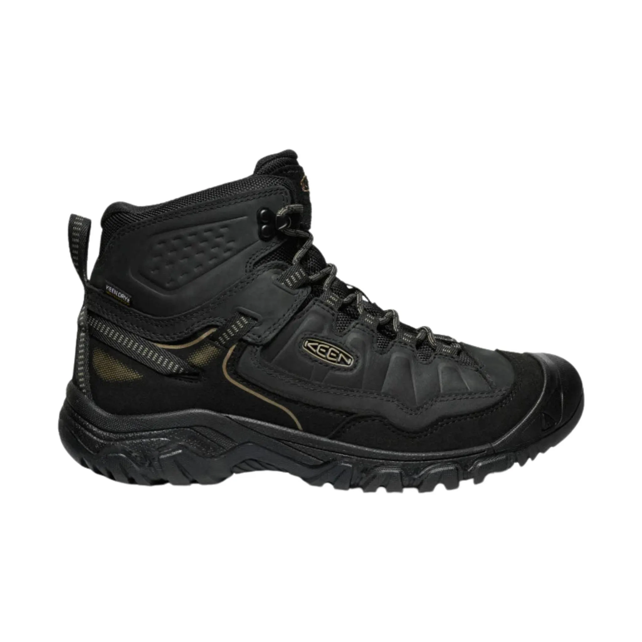 KEEN Men's Targhee IV Waterproof Hiking Boots - Triple Black