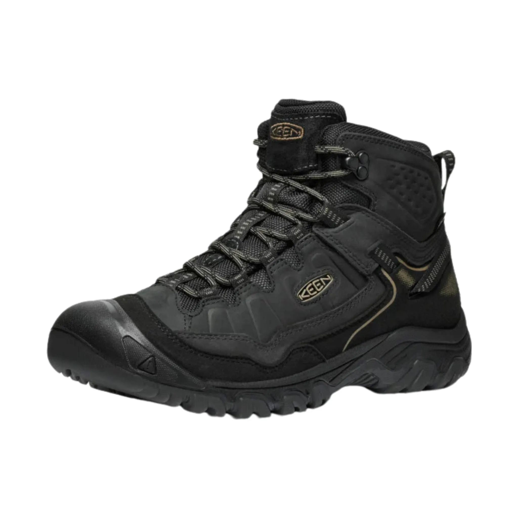 KEEN Men's Targhee IV Waterproof Hiking Boots - Triple Black