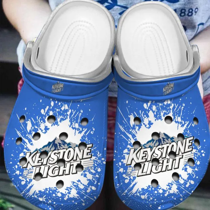 Keystone Light Tie Dye Clogs
