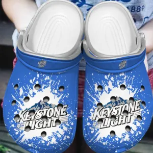 Keystone Light Tie Dye Clogs