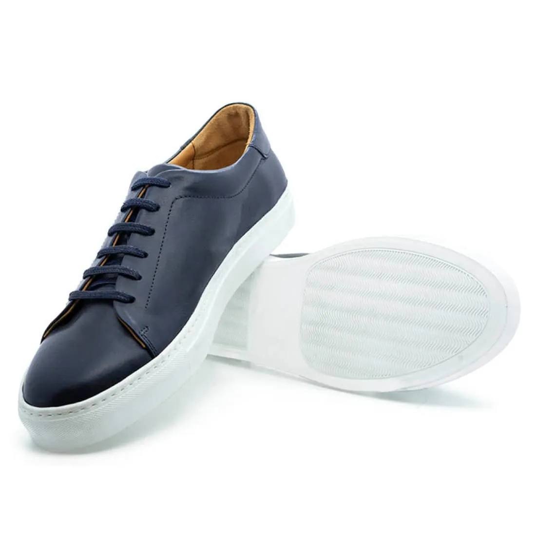 Lane cuir bleu