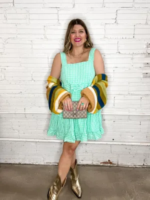 Lemongrass Gingham Mini Dress
